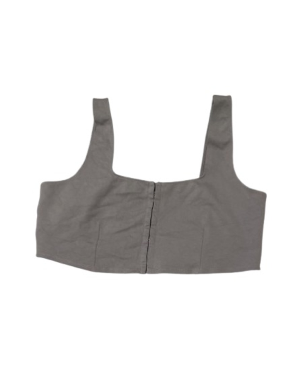 H&M Light Gray Square-Neck Tank Top